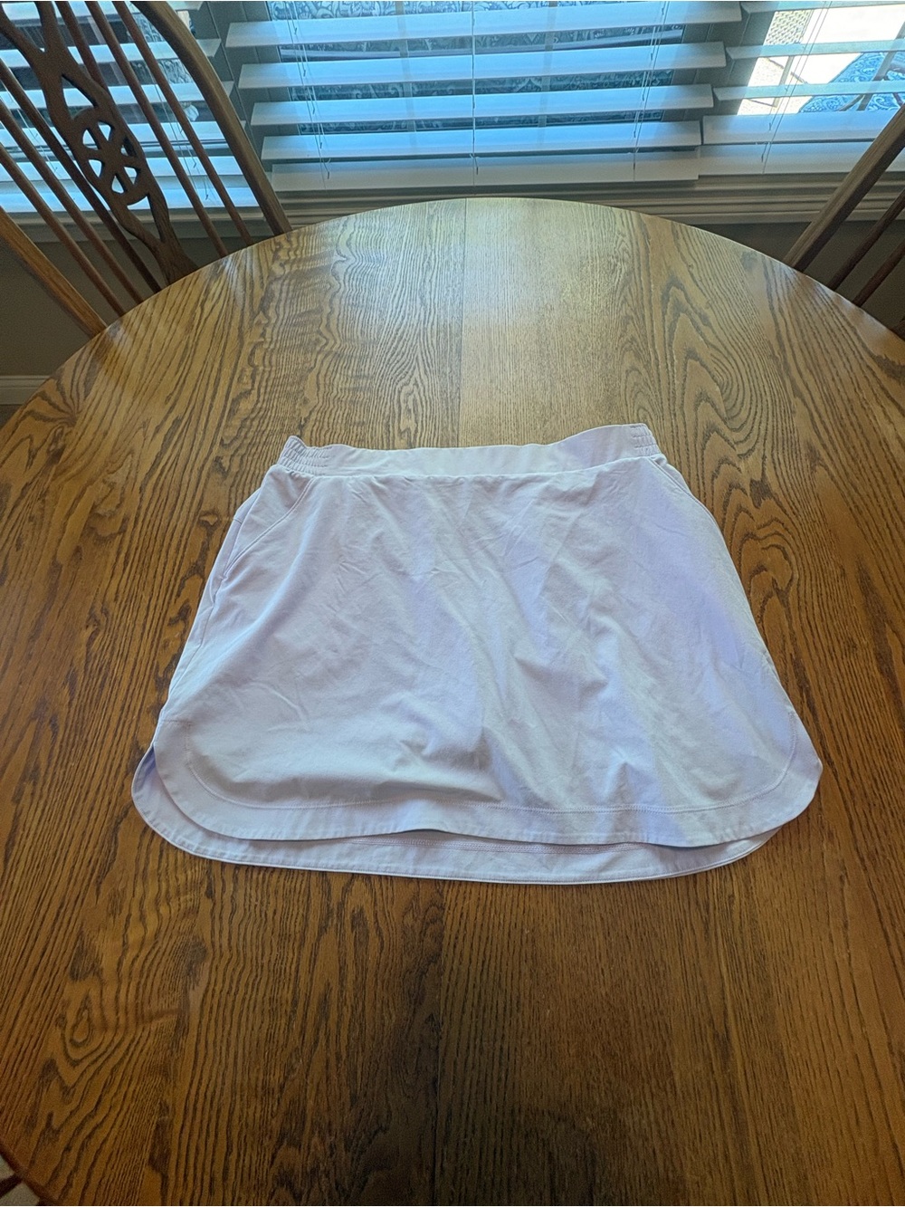Calia Birdie Golf Skirt Skort Built-in Shorts, Size Large L Lavender EUC